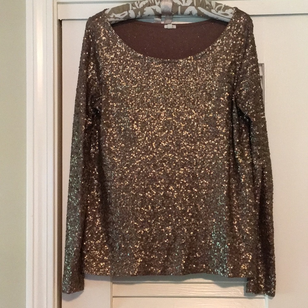 j.Crew sequined top